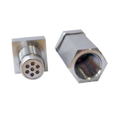 O2 Oxygen Sensor Spacer Adapter CEL Fix, M18 x 1.5 Threaded Extender 45 Degree