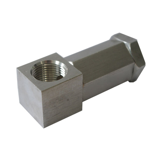 O2 Oxygen Sensor Spacer Adapter CEL Fix, M18 x 1.5 Threaded Extender 90 Degree