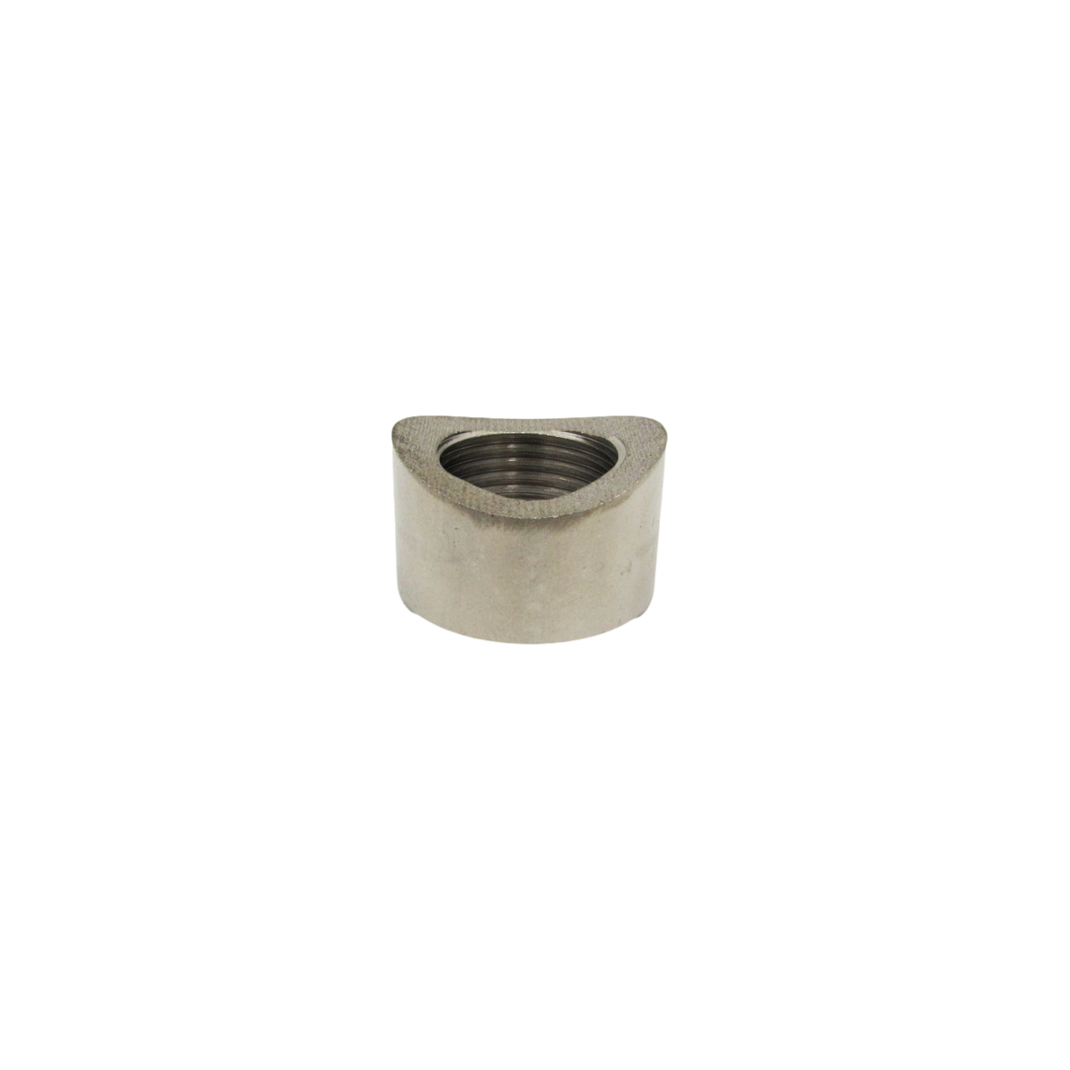 Curved O2 Sensor Bung Curved 18mm Oxygen Sensor Weld-On Bung & Plug, O2 Boss, M18 x 1.5 Thre ...