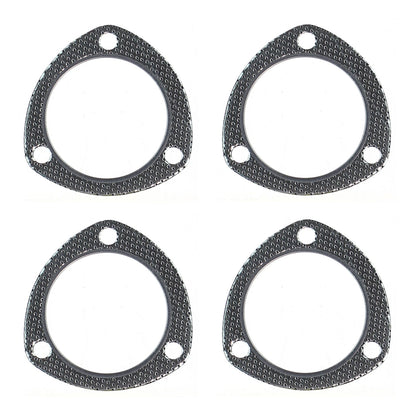 3-Bolt Exhaust Flange Gasket – 3" Inch (76mm) I.D. 85mm Bolt Centre Spacing - 4 Pack