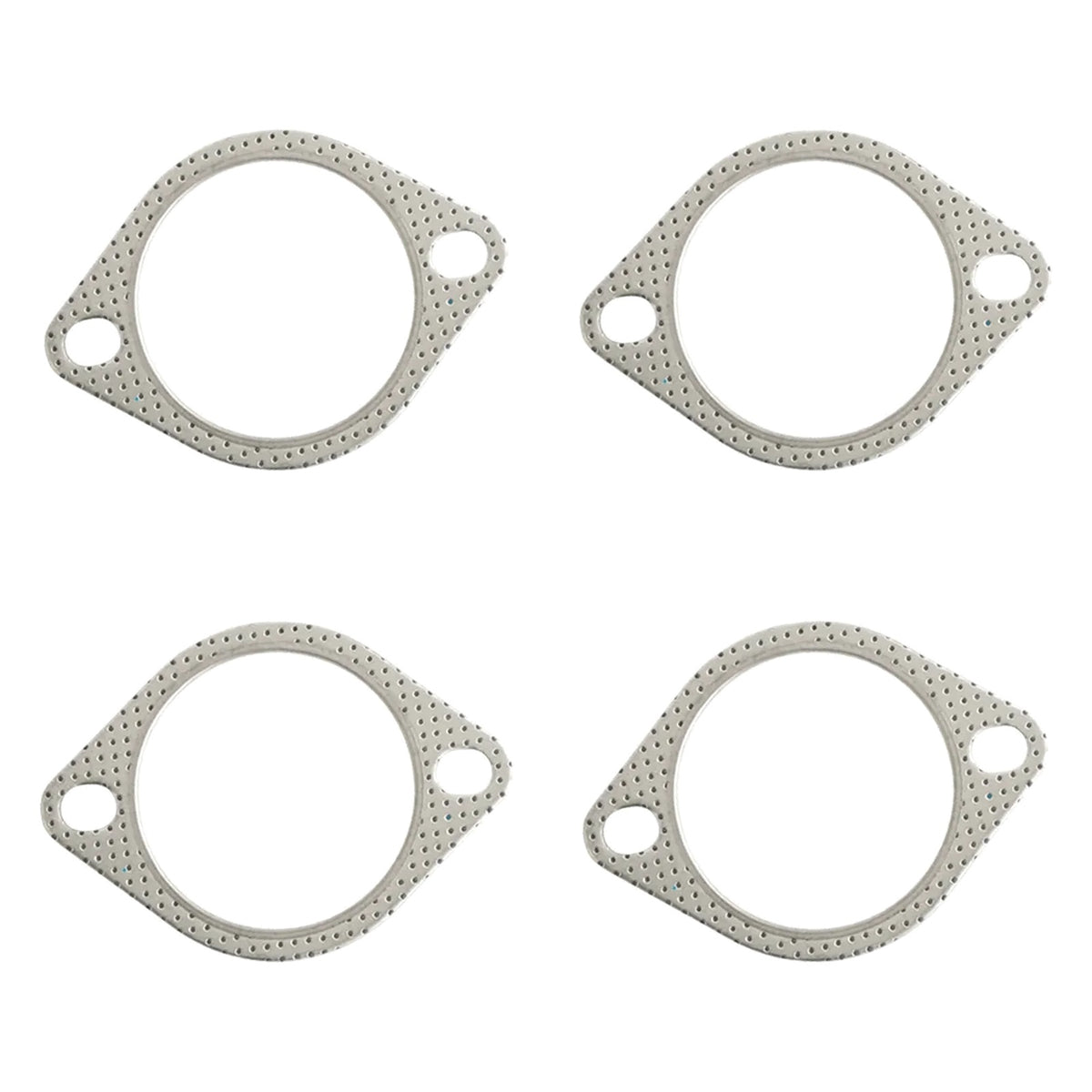 4 Pack of 2-Bolt Exhaust Flange Gaskets - 3 Inch I.D. 105mm Bolt Holes (Holden GMG093-76)