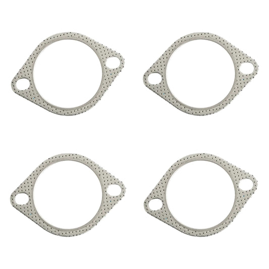 4 Pack of 2-Bolt Exhaust Flange Gaskets - 3 Inch I.D. 105mm Bolt Holes (Holden GMG093-76)