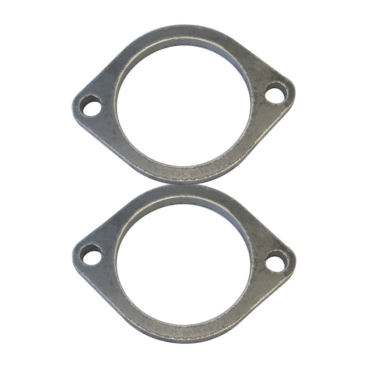 2-Bolt Exhaust Flange Plates - 3 Inch (76mm) I.D. 105mm Bolt Centres (Holden) Mild Steel - Pair