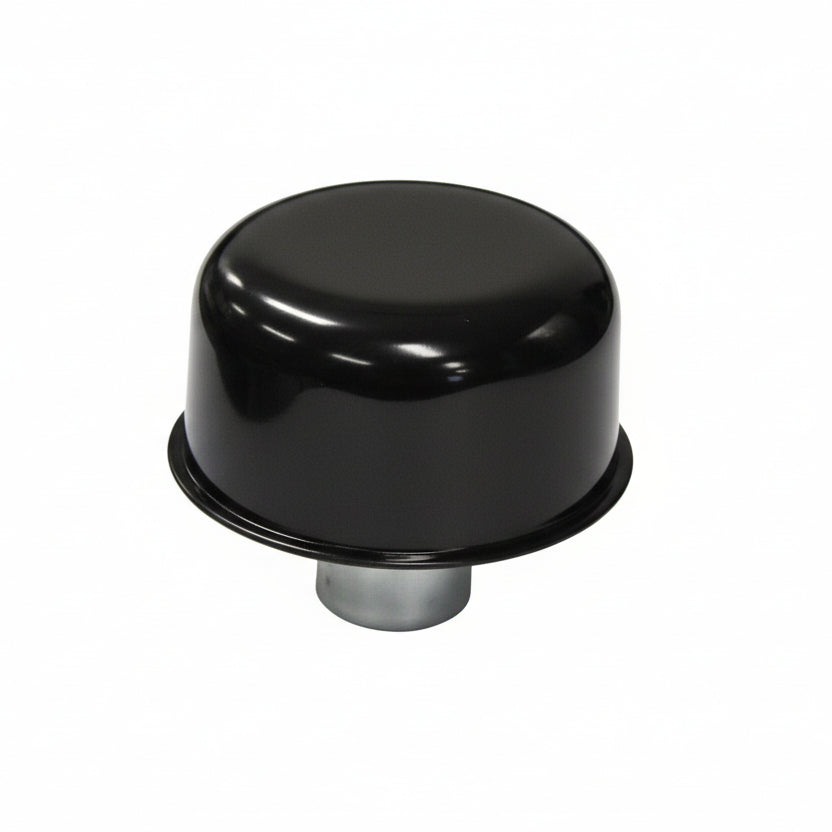 Black breather cap valve cover