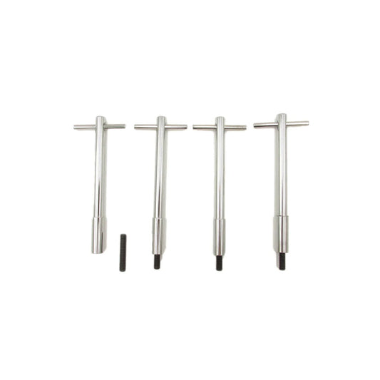 GM Chrome Rocker Cover T-Bar Valve Cover Bolts (4 pcs)