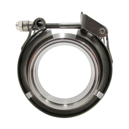 3" (76mm) Quick Release Exhaust V Band Turbo Clamp Flange Kit - 304 Stainless Steel