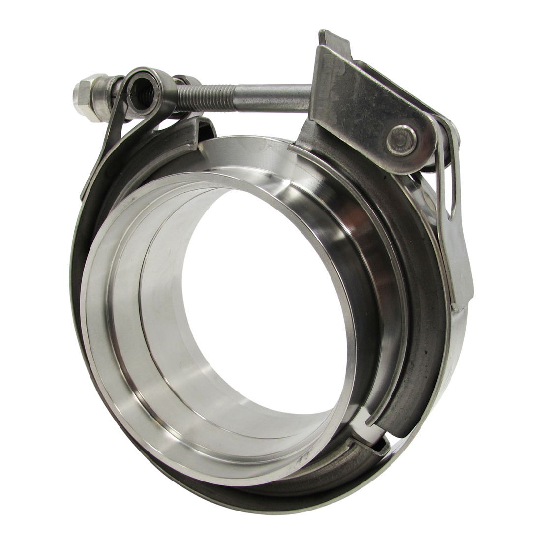 3" (76mm) Quick Release Exhaust V Band Turbo Clamp Flange Kit - 304 Stainless Steel