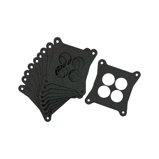 Holley Edelbrock Carter Carby 4 Hole Base Gaskets Squarebore Carburettor Qty 10