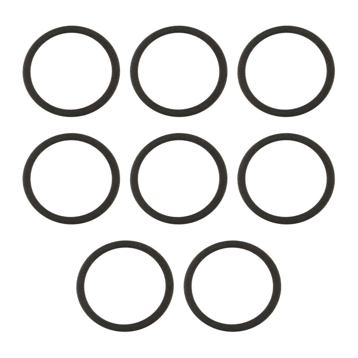 Rochester Quadrajet Fuel Inlet Gasket 7/8 inch ID Rubber Coated - 8 Pack