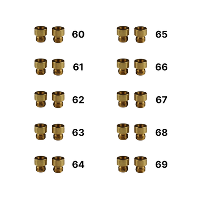 Holley Main Jet Kit - Sizes 60 through to 69