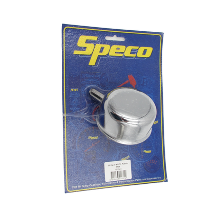 Speco Chrome Breather Cap with PCV Push In Style 101941