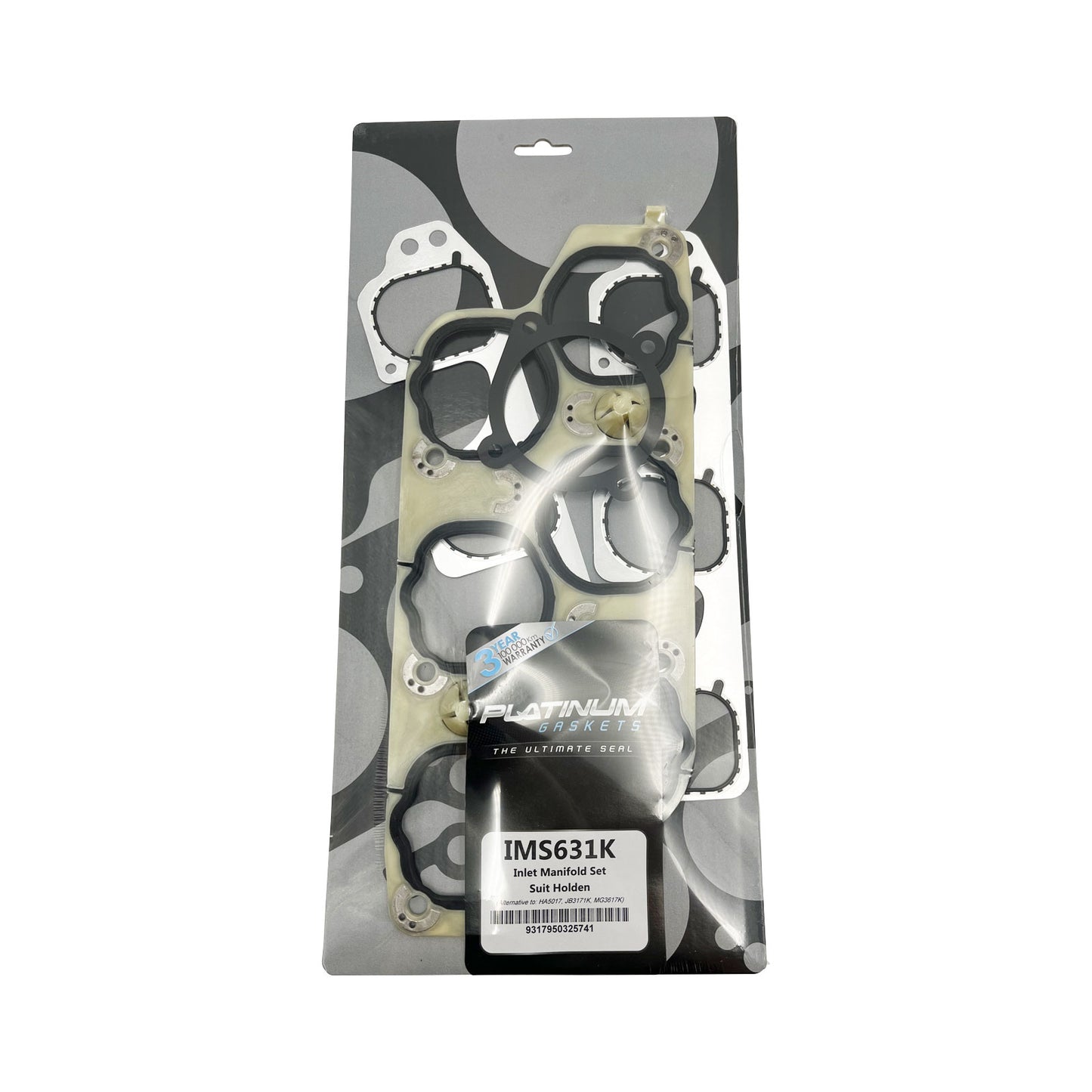 Complete Intake Manifold Gasket Set Upper & Lower Holden VZ VE V6 3.6L Alloytec