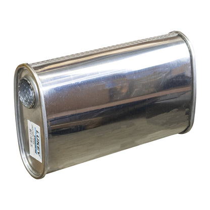 2" Performance Lukey Muffler Offset/Centre - 8" x 4" Oval, 14" Long, 430 SS