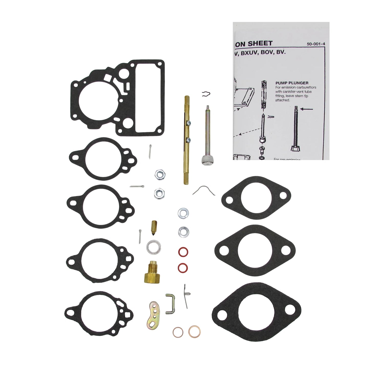 Stromberg Single Barrel Carburettor Repair Rebuild Kit Holden FJ-HJ Torana LC-LX