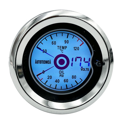 Ultimate Diesel Gauge Kit 2" 52mm Digital EGT Boost Psi Oil Pressure Water Temp