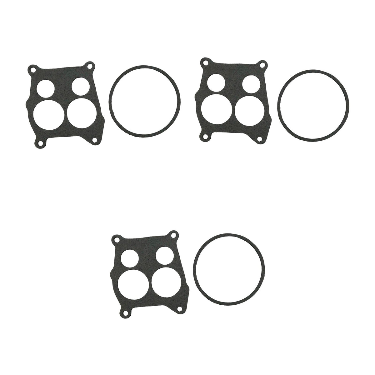 Thin Base Filter Gasket Holley Spreadbore Rochester Quadrajet HK HG HQ HJ - 3 Pack