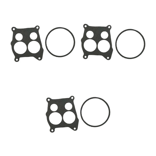 Thin Base Filter Gasket Holley Spreadbore Rochester Quadrajet HK HG HQ HJ - 3 Pack