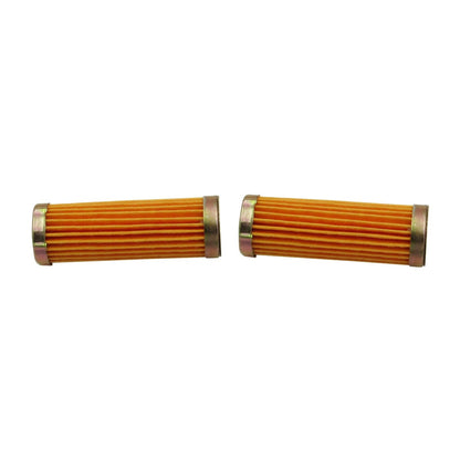 Rochester Quadrajet Paper Element Fuel Filter 2 inch Long CHEV - 2 Pack