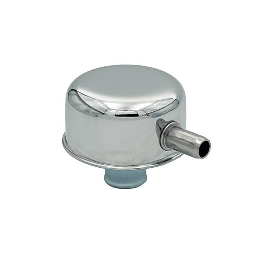 Speco Chrome Breather Cap with Hose Barb - Push In Style 101941