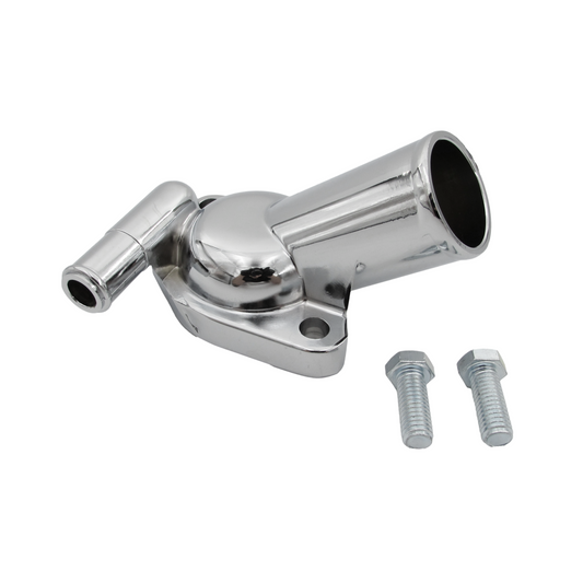 Speco Chrome Thermostat Housing / Water Neck Holden V8 253-308 Single Port