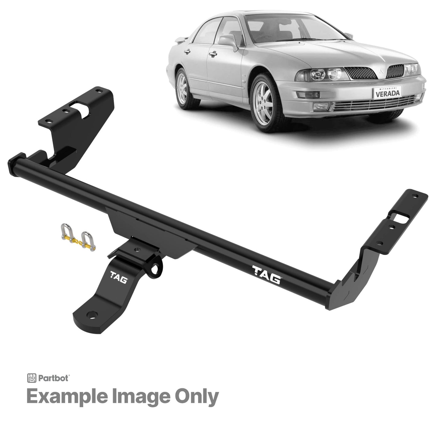 TAG Towbar Standard Duty for Mitsubishi Verada (04/1997 - 08/2000), Magna (04/1997 - 08/2000)
