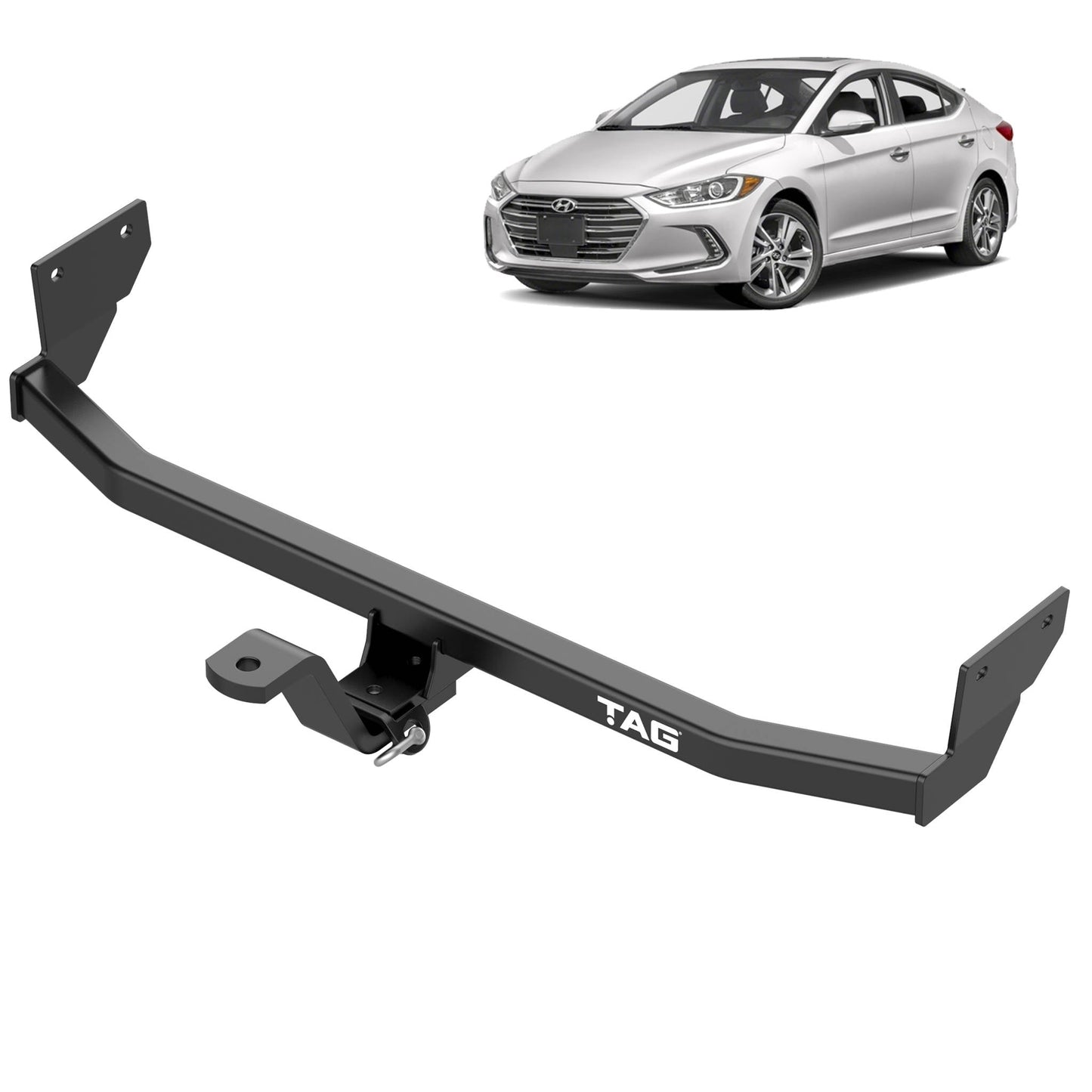 TAG Standard Duty Towbar and Direct Fit Wiring Harness for Hyundai Elantra (07/2011 - 12/2015)