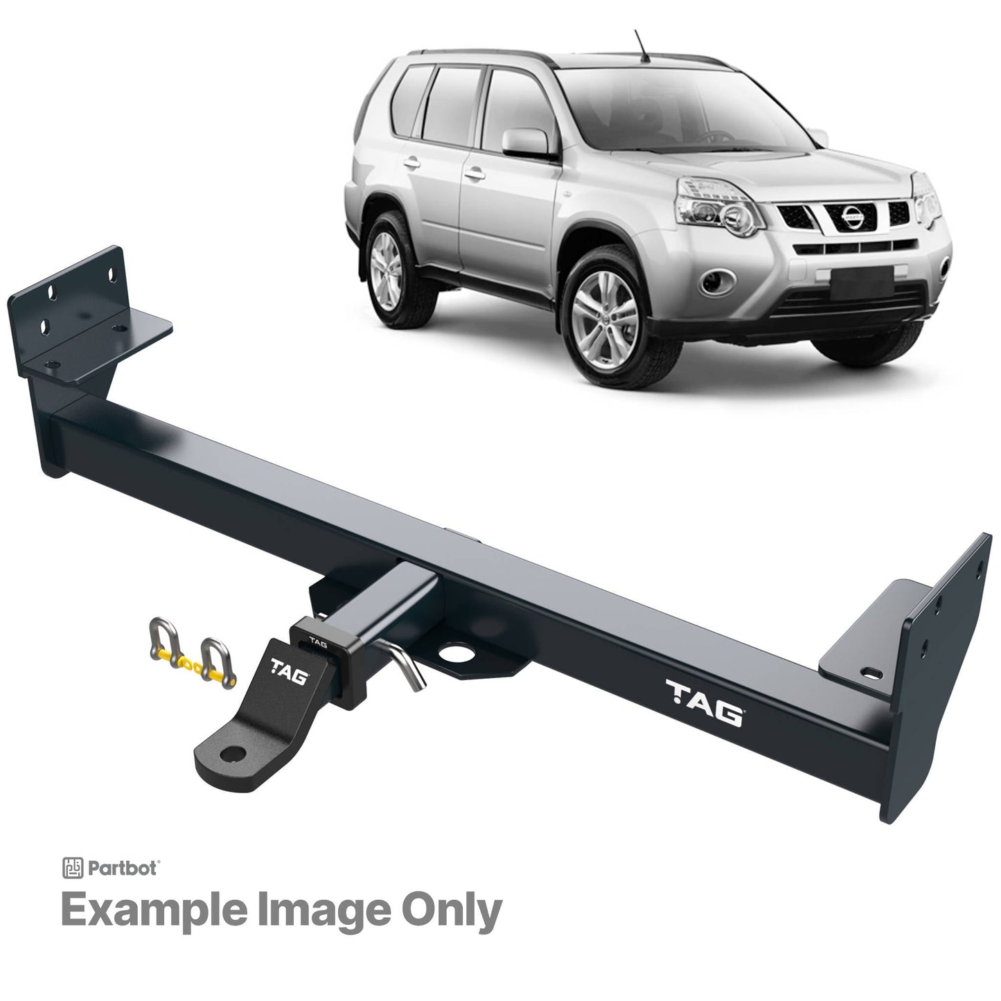 TAG Heavy Duty Towbar and Direct Fit Wiring Harness for Nissan Nissan X-TRAIL T30 (10/2001 - 09/2007)