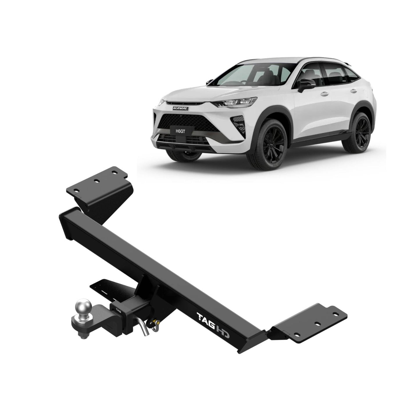 TAG Heavy Duty Towbar & Direct Fit Wiring Kit for Haval H6 & H6GT All Variants (02/2021 - On)
