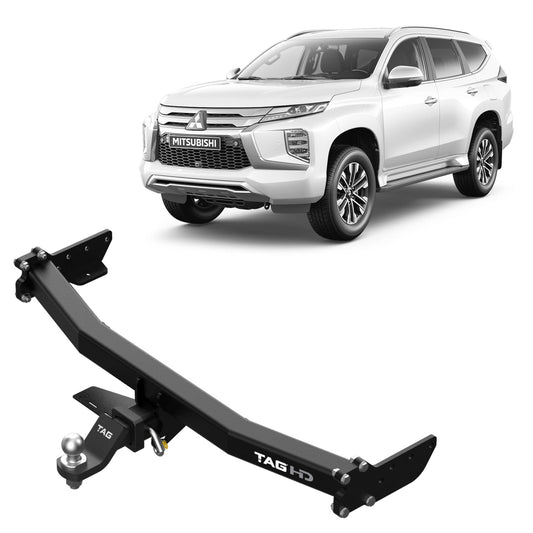 TAG Heavy Duty Towbar & Direct Fit Wiring Kit for Mitsubishi Pajero Sport (QF & QG Series) (11/2019 - on)