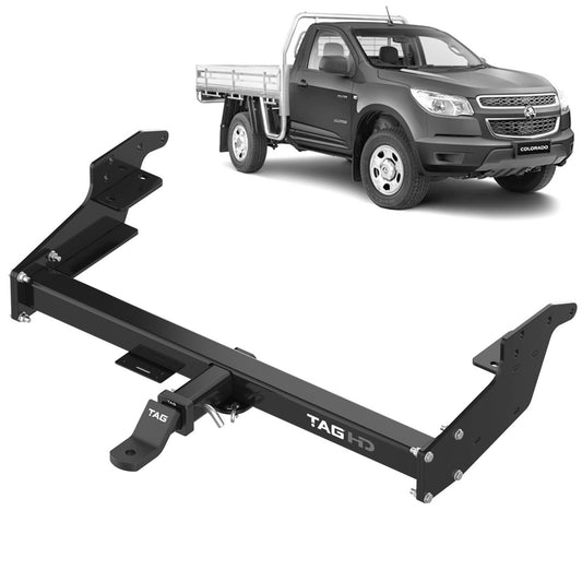 TAG Extended Heavy Duty Towbar & Direct Fit Wiring for Isuzu D-MAX (06/2012 - 07/2020) With Extended Tray