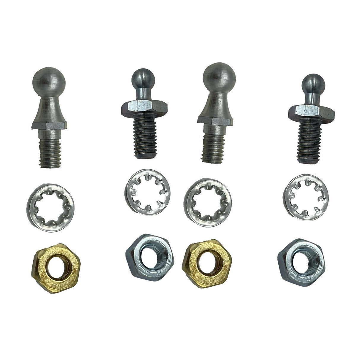 Carburettor Throttle Ball 1/4 inch Stainless Steel - 4 Pack
