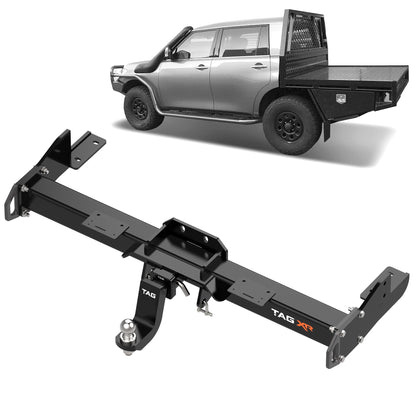 TAG Extreme Recovery Towbar & Direct Fit Wiring for Nissan Patrol Chopped Utes (12/2012 - on)