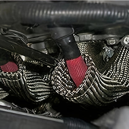 8 Pack of Spark Plug Boot Heat Sleeves 6" x 1" Heat Resistant Wire Protector