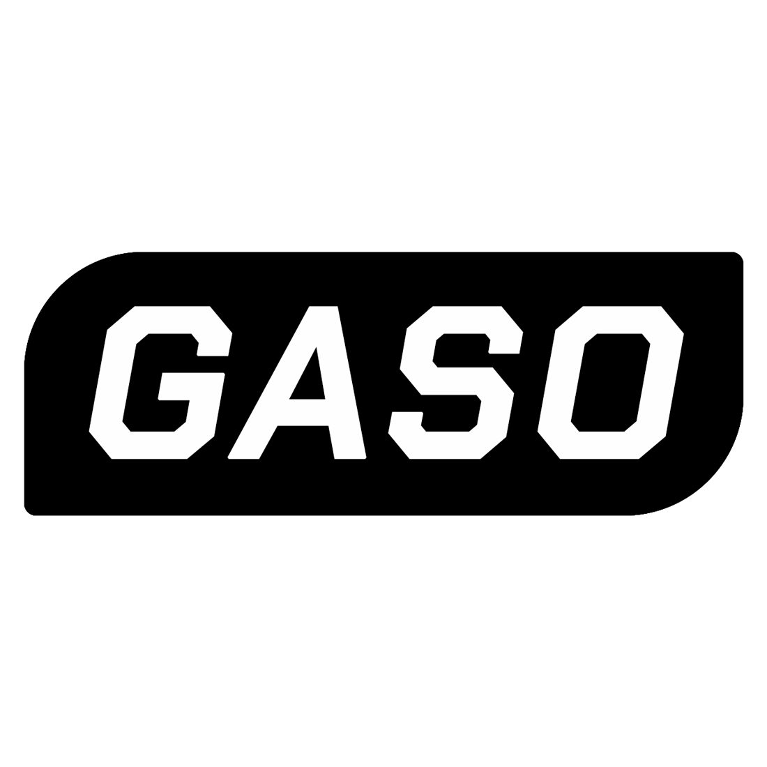 GASO Oval Muffler  2" ID Offset/Centre 10" x 4" x 14" - Triple Flow (Glass packed)