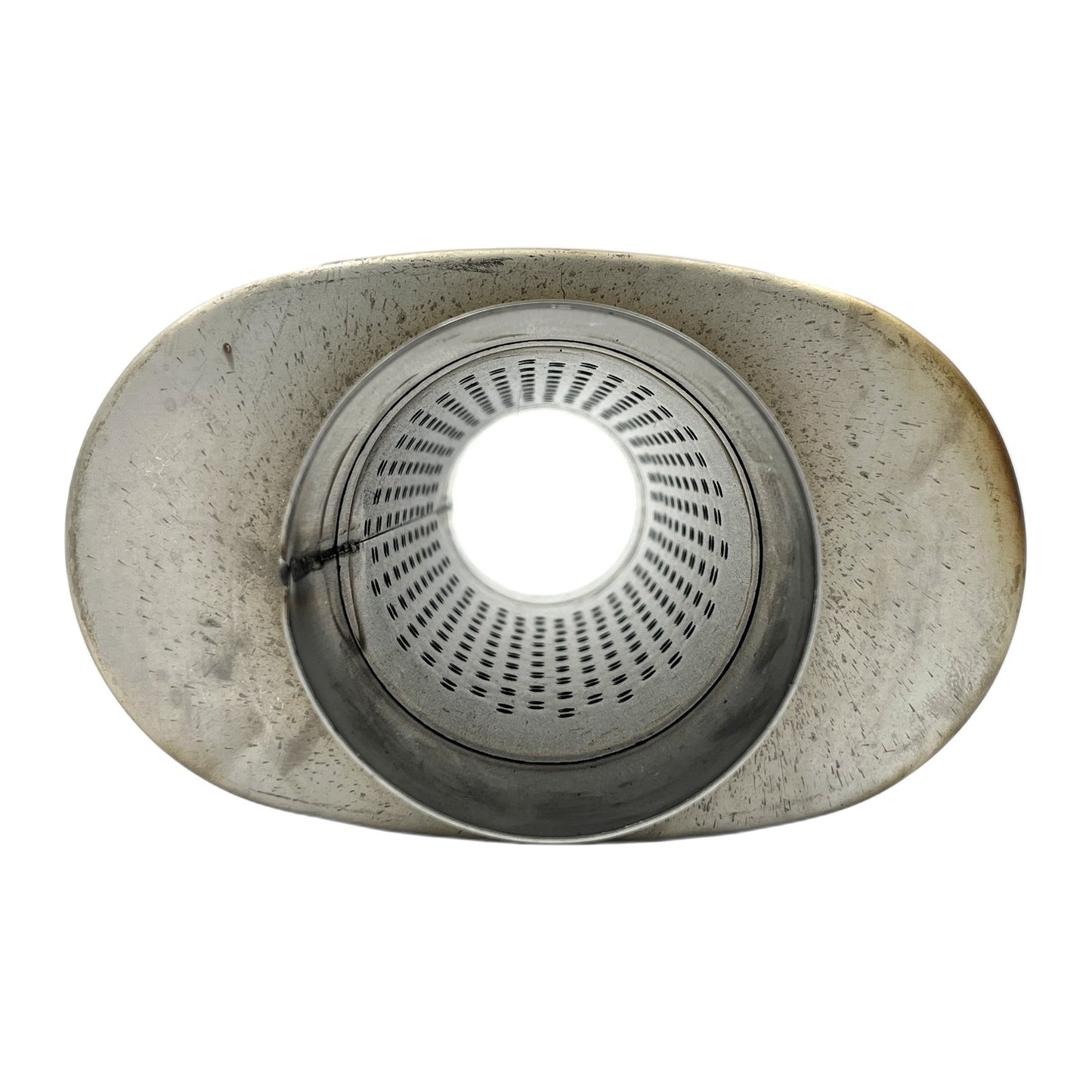 3.5" Competition Muffler 8x5x14 Oval 409 Stainless Steel Centre Centre