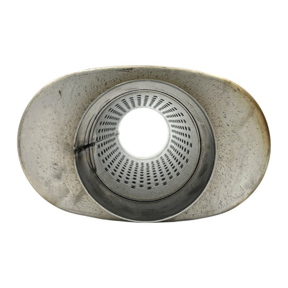 3.5" Competition Muffler 8x5x14 Oval 409 Stainless Steel Centre Centre