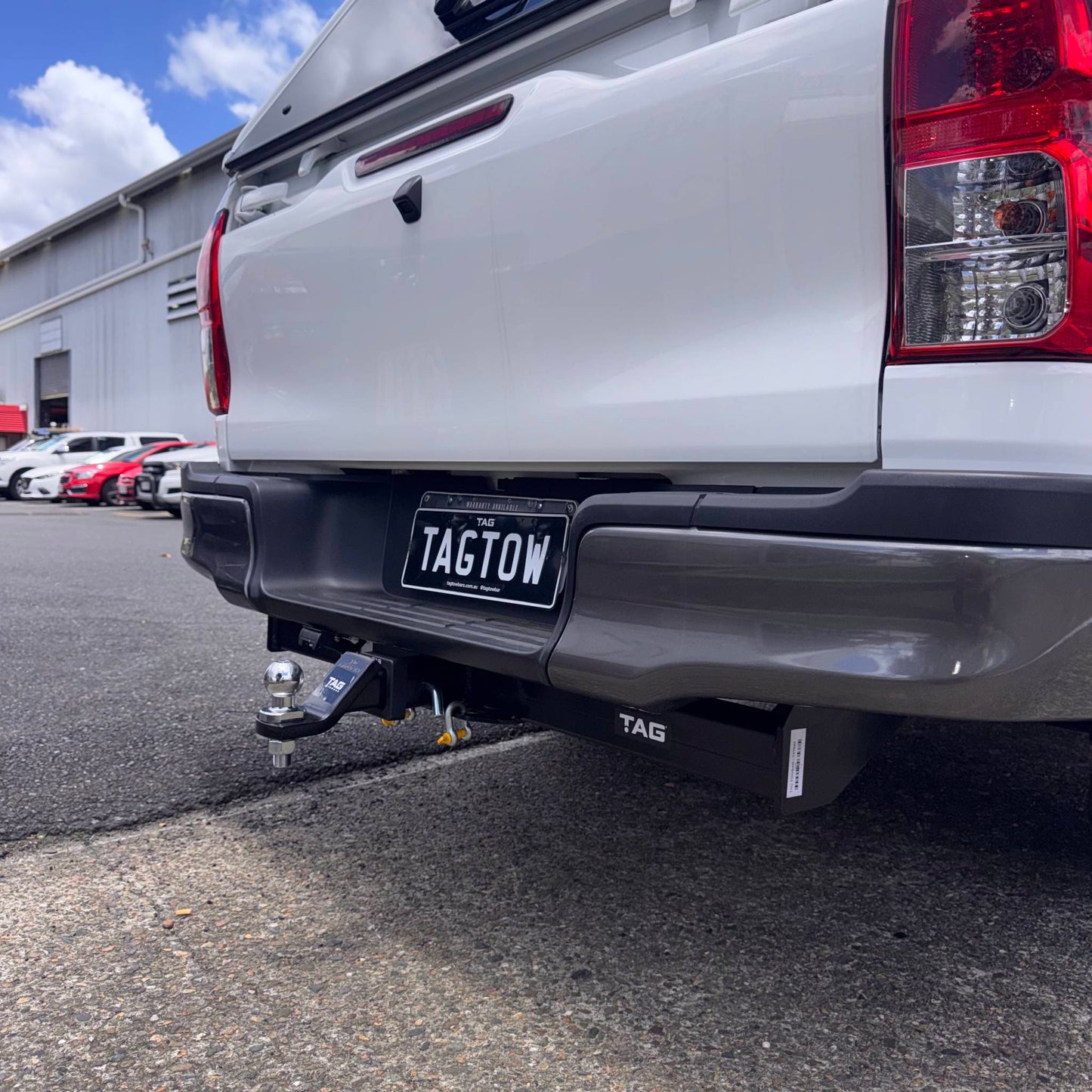 TAG Heavy Duty Towbar for Toyota Hilux With Rear Bumper Step (05/2015 - on)