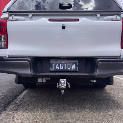 TAG Heavy Duty Towbar & Direct Fit Wiring for Toyota Hilux Styleside Utes with Rear Step (07/2015 - on)