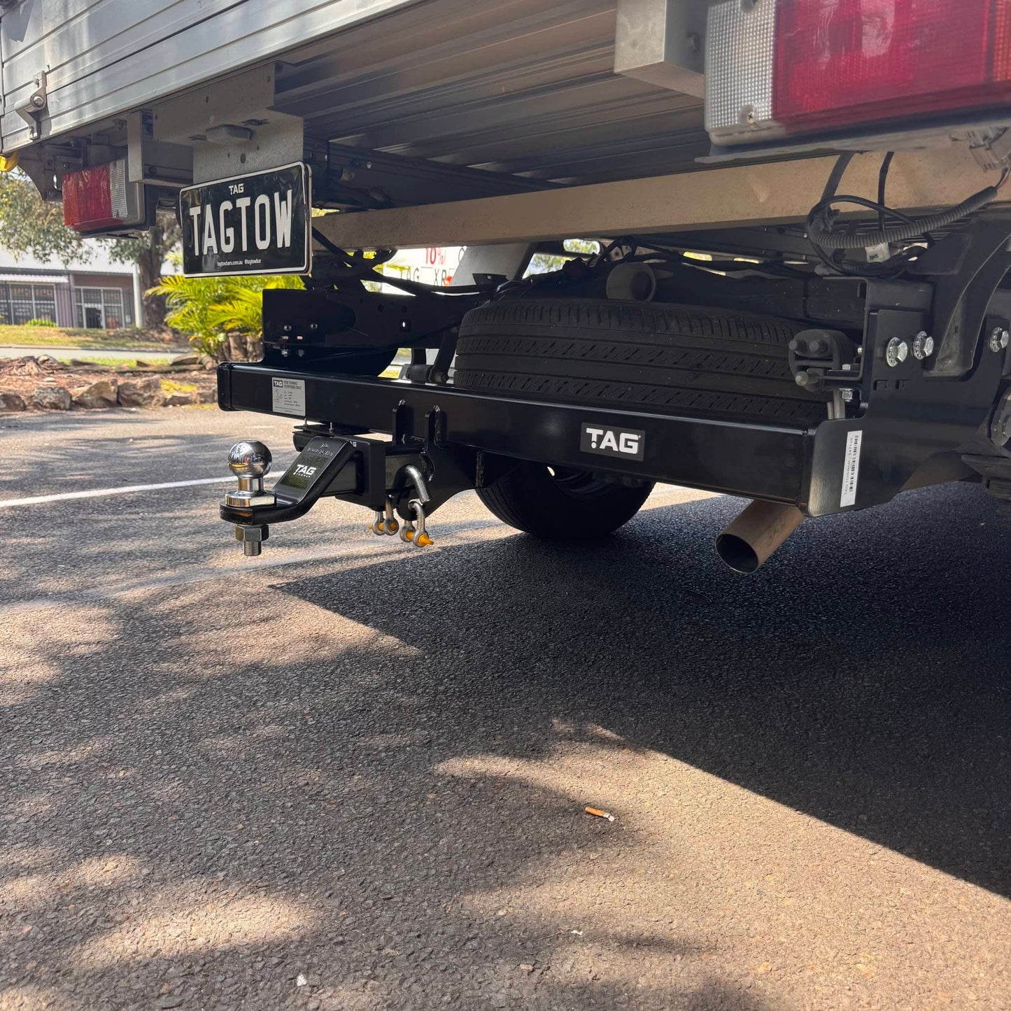 TAG Heavy Duty Towbar & Direct Fit Wiring For Toyota Hilux Models With No Rear Bumper Step (08/2008 - 09/2015)