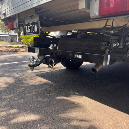TAG Heavy Duty Towbar & Direct Fit Wiring For Toyota Hilux Models With No Rear Bumper Step (08/2008 - 09/2015)