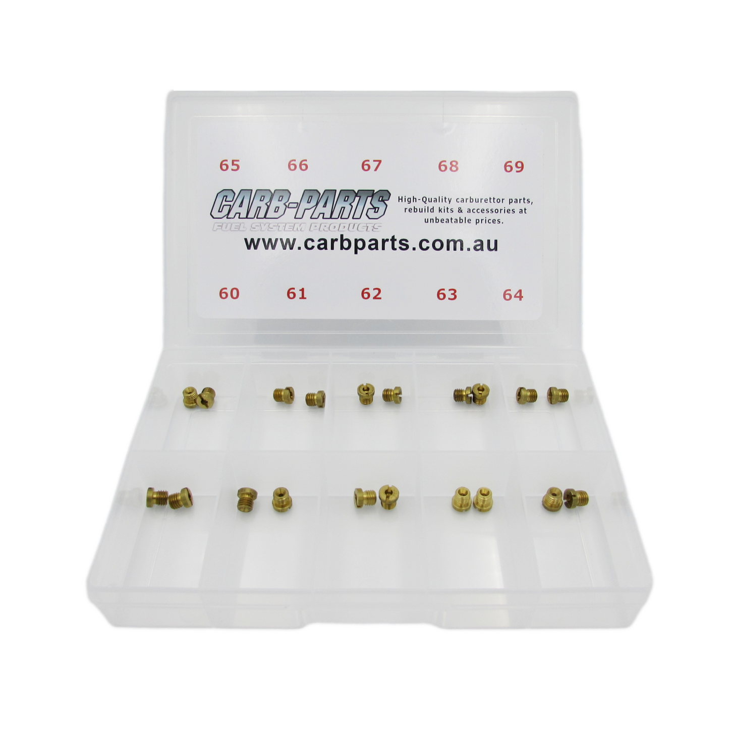 Rochester Main Jet Kit Sizes 60 to 69