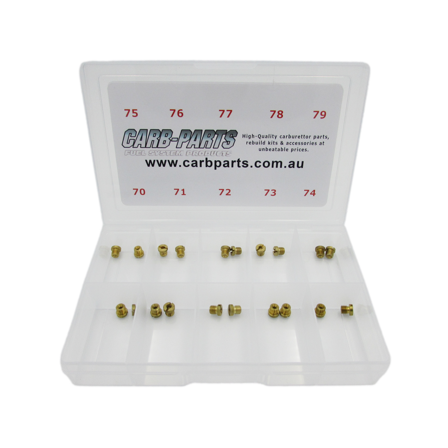 Rochester Main Jet Kit Sizes 70 to 79