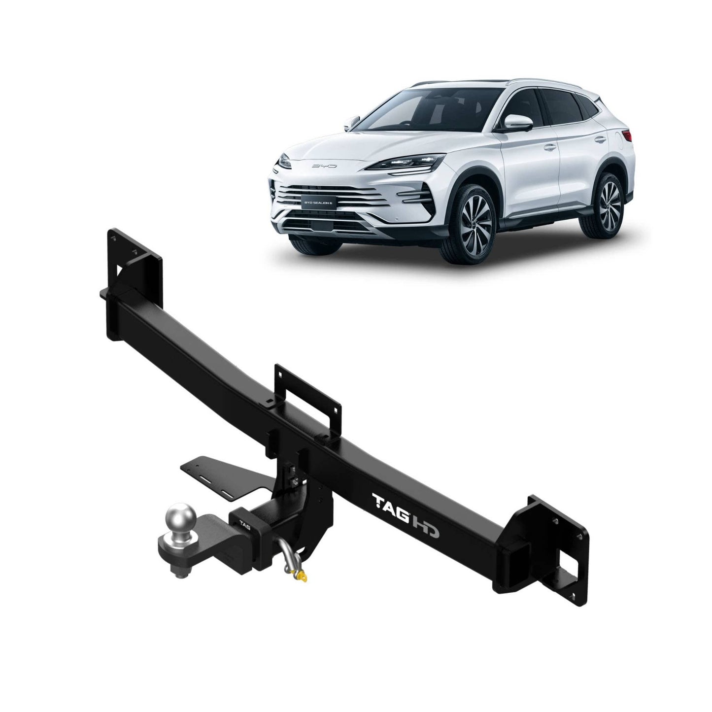 TAG Heavy Duty Towbar & Universal Wiring Kit for BYD Sealion 6 SUV (06/2024 - on)