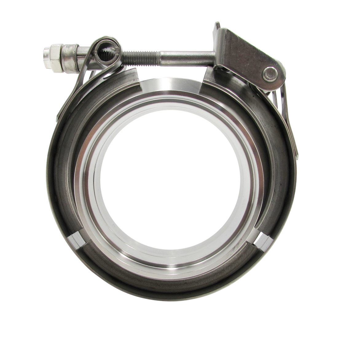 2.5" (63mm) Quick Release Exhaust V Band Turbo Clamp Flange Kit - 304 Stainless Steel