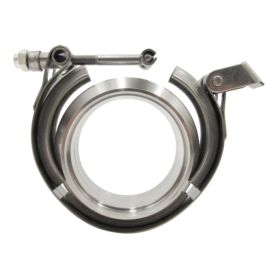 2.5" (63mm) Quick Release Exhaust V Band Turbo Clamp Flange Kit - 304 Stainless Steel