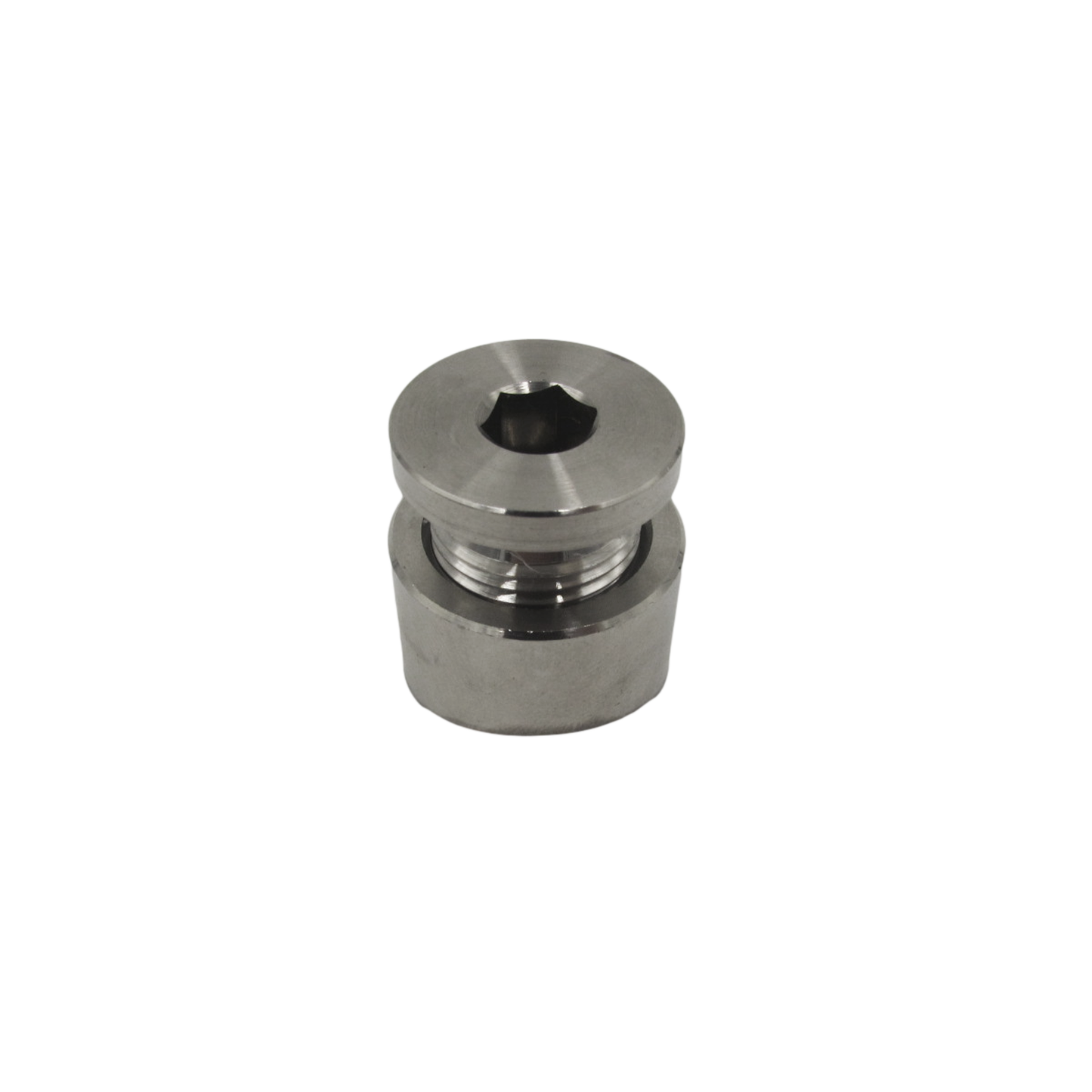 Curved 18mm Oxygen Sensor Weld-On Bung & Plug, O2 Boss, M18 x 1.5 Thread S304