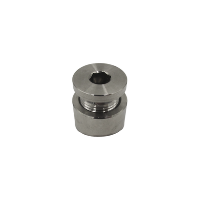 Curved 18mm Oxygen Sensor Weld-On Bung & Plug, O2 Boss, M18 x 1.5 Thread S304